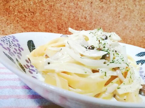 きのこたっぷり★クリームパスタ